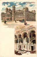 Budapest V. Igazságügyi palota litho