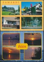 Kb 290 db modern városképes lap, külföldi és magyar városokról, köztük sok használatlan