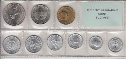 1981. 2f-10Ft 9db klf érmés forgalmi sor fóliatokban T:1