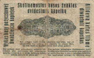 1916-1921. 7db különféle szükségpénz magyar, német, orosz, szerb és olasz T:II-III-