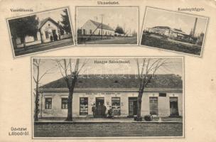 Lábod Hangya, Vasútállomás, Keményítőgyár