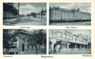 Hegyeshalom MÁV laktanya, Posta, Vasútállomás