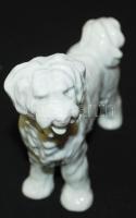 Jelzett Herendi porcelán puli figura / 
Herendi shepherd dog figure, 15x13x5cm