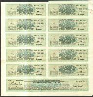 1925. Államadóssági kötvények 125.000K + 250.000K + 500.000K + 1.000.000K szelvényekkel
