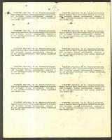 1942. A Magyar Királyság 3%-kal kamatozó törlesztéses államadóssági kötvénye 25P + 50P + 100P + 500P...
