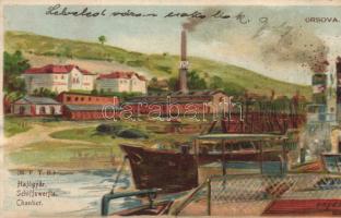 Orsova MFTR ship factory litho s: Heyer (cut)