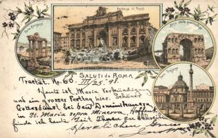1898 Rome litho