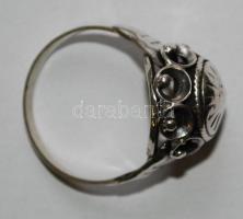 Ezüst (Ag) gyűrű / 
Silver ring, size: 56, 3,05gr