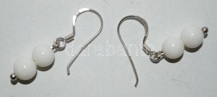 Fehér korall nyaklánc hozzá tartozó fülbevaló párral, ezüst (Ag) szerelékkel / 
White coral necklace...