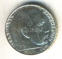 Német 3. Birodalom 1938J 2M Ag "Hindenburg" T:2- German Third Reich 1938J 2 Marks Ag "Hindenburg" C:VF