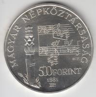 1981. 500Ft Ag "Bartók Béla" T:BU