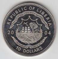 Libéria 2004. 10$ "Szabadság pillanatai-Ceausescu diktatúrájának bukása 1989." multicolor ...