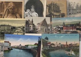 80 db júdaika, főleg régi lapok, pár modern / 80 Stk. Judaika, zumeist alte Karten