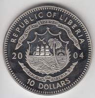 Libéria 2004. 10$ "Szabadság pillanatai-Kutuzov marsall megállítja Napóleon seregeit 1812.&quot...
