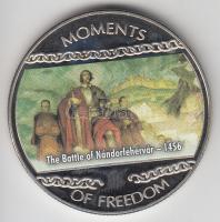 Libéria 2004. 10$ "Szabadság pillanatai-A nándorfehérvári ütközet 1456." multicolor T:PP  Liberia 2004. 10 Dollars "Moments of Freedom-The Battle of Nándorfehérvár 1456." multicolor C:PP