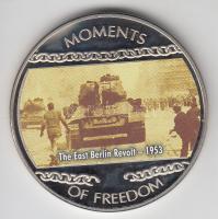 Libéria 2004. 10$ "Szabadság pillanatai-A kelet-berlini népfelkelés 1953." multicolor T:PP  Liberia 2004. 10 Dollars "Moments of Freedom-The East Berlin Revolt 1953." multicolor C:PP