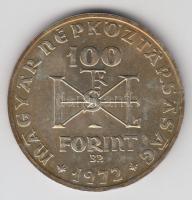 1972. 100Ft Ag "Szt.István" T:2