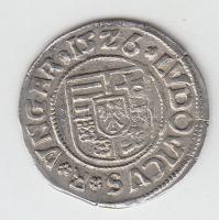 1526KA Denár Ag "II. Lajos" T:2 apró rep.
Huszár 841., Unger I 673