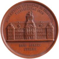 1868. "Eger A Magyar Orvosoknak és Természetvizsgálóknak 1868. - Egri Érseki Lyceum" Br emlékérem. Szign.: SEIDAN (44mm/46.07g) T:2 ph. Hungary / Eger 1868. Archbishop Lyceum of Eger Br commemorative medallion. Sign: Wenzel Seidan (44mm/46.07g) C:XF edge error HV 1461.