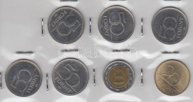 2002. 100Ft + 2003. 20Ft "Deák" + 2004-2007. 50Ft (5x) klf motívumokkal T:1,2