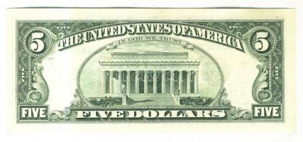 Amerikai Egyesült Államok 1988A 5$ T:I  USA 1988A 5 Dollar C:Unc