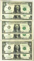 USA 1995. 1$ "E" (2x) + 2006. 1$ "D" (2x) + 2009. 1$ "E" (2x) + 1$ &qu...