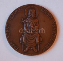 Madarassy Walter (1909-1994) 1938. "III. Országos Magyar Bélyegkiállítás Szent István király ünnepi évében" Br emlékérem (65mm) T:2