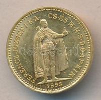1893KB 10K Au "Ferenc József" (3.39/0.900g) T:2 
Hungary 1893. 10 Korona Au "Franz Jo...