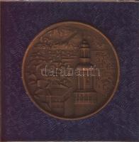 1977. "Sopron" matt Br emlékérem eredeti plombált műanyag ÁPV tokban T:1