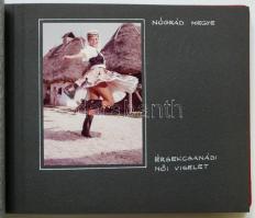 cca 1980 Magyar népviselet, házi fotóalbum / 
Hungarian folk costumes homemade photo album, 19x25cm