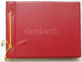 cca 1980 Magyar népviselet, házi fotóalbum / 
Hungarian folk costumes homemade photo album, 19x25cm