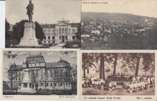 7 db régi városképes lap a történelmi Magyarország területéről