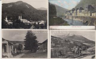 7 db régi városképes lap a történelmi Magyarország területéről