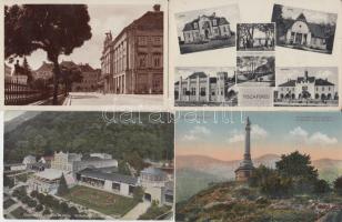 6 db régi városképes lap a történelmi Magyarország területéről