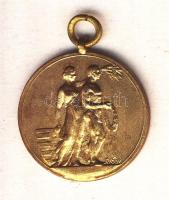 Sződy Szilárd (1878-1939) DN. "Budapest Székesfőváros Versenydíja" aranyozott Br érem mell...