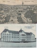 Torda - 2 db városképes lap