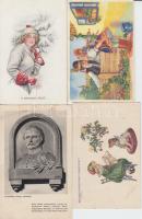 6 db régi, különböző tematikájú motívumlap, közte egy dombornyomott