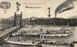 Balatonfüred a jövőben, 1950-ben (fa)