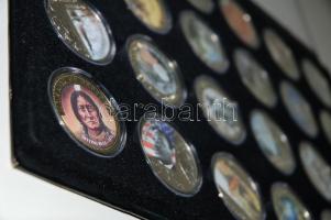 Libéria 2001. 10$ "Szabadság pillanatai" multicolor sorozat teljes 24db klf darabja eredet...