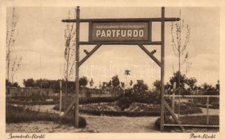 Balatonzamárdi fürdő bejárat