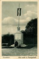 Bácsalmás hősi emlékmű, országzászló (Rb)