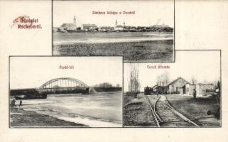 Ráckeve vasútállomással