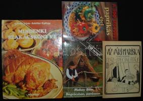 7db szakácskönyv: Energiaszegény étrend, A 100 legfinomabb fokhagymás étel, Vízvári Mariska szakácsk...