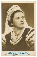 Nagy Izabella színásznő dedikált fotója