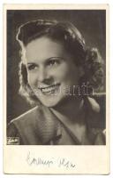 Eszenyi Olga színésznő dedikált fotója