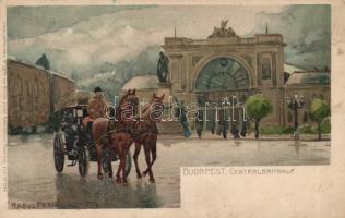 Budapest VII. Keleti Pályaudvar litho s: Raoul Frank