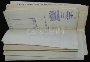 1917 Pesti Kereskedelmi Bank levelezés, számlák össz. 32 db