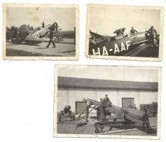 3 db kisméretű háború előtti érdekes katonai fotó / military photos