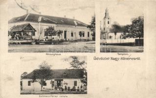 Nagykövéres with the shop of Péter Ballmann (EK)