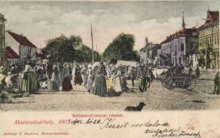 Marosvásárhely Széchenyi street, market (b)
